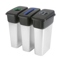 Geo Metallic Recycling Bins