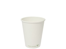8oz White Hot Cup