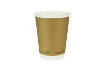 12oz Double Wall Brown Kraft Cup