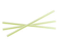 7mm PLA Green Stripe Jumbo Straw