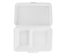 9x6in 2-comp Bagasse Clamshell 9x6in 2-comp Bagasse Clamshell