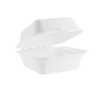 6in Heavyweight Bagasse Burger Box 6in Heavyweight Bagasse Burger Box