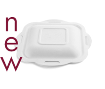Size 4 Bagasse Gourmet Lid Size 4 Bagasse Gourmet Lid