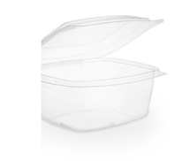 16oz PLA Hinged Lid Container