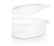 24oz PLA Hinged Lid Container 24oz PLA Hinged Lid Container