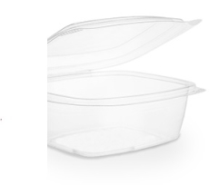 24oz PLA Hinged Lid Container