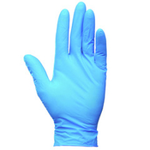 Medium Blue Nitrile Powder Free Gloves