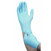 Large Blue Nitrile Powder Free Gloves