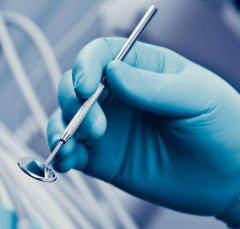 Small Blue Nitrile Powder Free Gloves