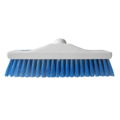 12Inch Blue Hygiene Stiff Broom Head