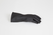 Extra Large Black Rubber Glove