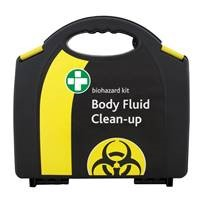 CB260 Body Fluid Spill Kit in yellow carry box