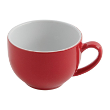 Cafe Cappuccino cups red 12oz Olympia