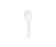 3in PLA White Ice Cream Spoons