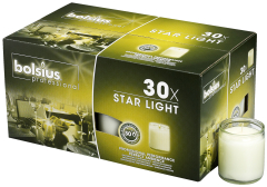 Bolsius Professional Starlight Candles - Clear