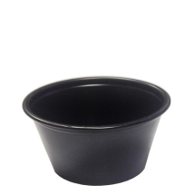 2oz Black Portion Pot