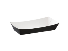 Go-Pak Medium Black Meal Tray