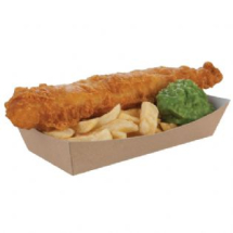 Small Kraft Meal Tray 220/190 x 115/85 x 45mm Small Kraft Meal Tray 220/190 x 115/85 x 45mm