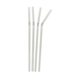 200mmx6mm Clear BIO Jumbo Straws