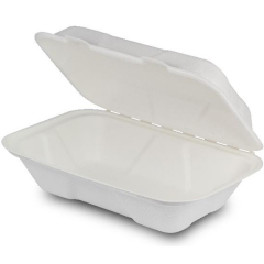 9x6Inch Large Bagasse Food Box