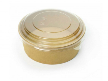 1300ml Kraft Round Salad Bowl 185 x 160 x 65mm 1300ml Kraft Round Salad Bowl 185 x 160 x 65mm