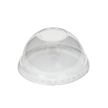 12oz Clear Dome Lid With Hole