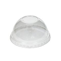 12oz Clear Dome Lid With Hole