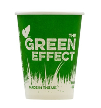 12oz Single Wall Green Effect Compostable Cup