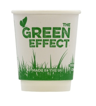 8oz Green Effect Compostable Double Wall Cup