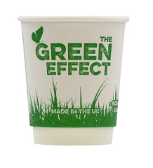 8oz Green Effect Compostable Double Wall Cup