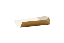 7inch Open Ended Kraft Hot Dog Tray 179x42x40mm