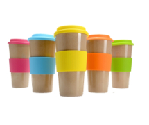 Eco-To-Go Husk Cup refillable with silicone lid