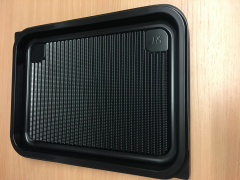 Small Black Platter Base 355x255mm square - New