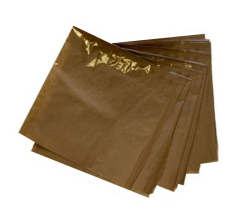 8 X 8Inch Brown Film Front Bags
