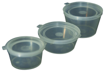 2oz Hinged Plastic Portion Pots Microwavable 2oz Hinged Plastic Portion Pots Microwavable