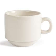 206ml Olympia Ivory Stacking Tea Cups