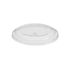 aGD 8oz Clear Flat Lid No Hole (78mm) Fits 11551