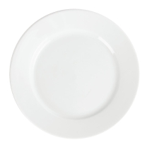 Olympia Whiteware Wide Rimmed Plates 202mm