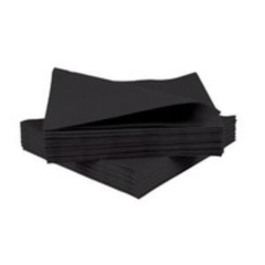 2ply Black Cocktail Napkins 25cm