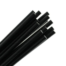 Black Paper Sip Straws 140mm x 5.5mm