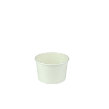 4oz White Paper Portion Pot (Ice Cream Container) 4oz White Paper Portion Pot (Ice Cream Container)
