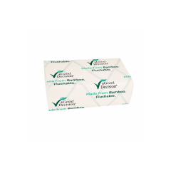 2ply White Bamboo Slimline Flushable Hand Towel