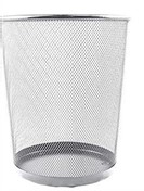 20L Silver Office Bin 20L Silver Office Bin