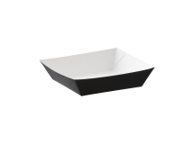 Go-Pak Black Burger Tray 5inch