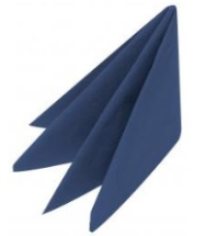 40/2ply Blue 8 Fold Napkins