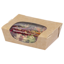 Sp1 Small Kraft Tuck Top Salad container Sp1 Small Kraft Tuck Top Salad container