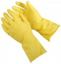 Yellow Extra Large Rubber Gloves