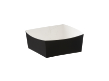 Black Square Burger Tray 4inch Black Square Burger Tray 4inch