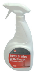 Spray & Wipe with Bleach