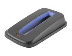 Geo Paper Lid - Black/Blue 29x49x9cm